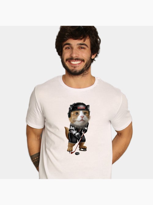 Camiseta Hombre - TEAM HOCKEY CAT - Kiabi