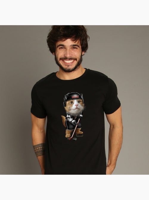 Camiseta Hombre - TEAM HOCKEY CAT - Kiabi