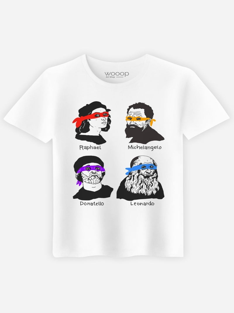 Camiseta Hombre - THE NINJAS Blanco - Kiabi