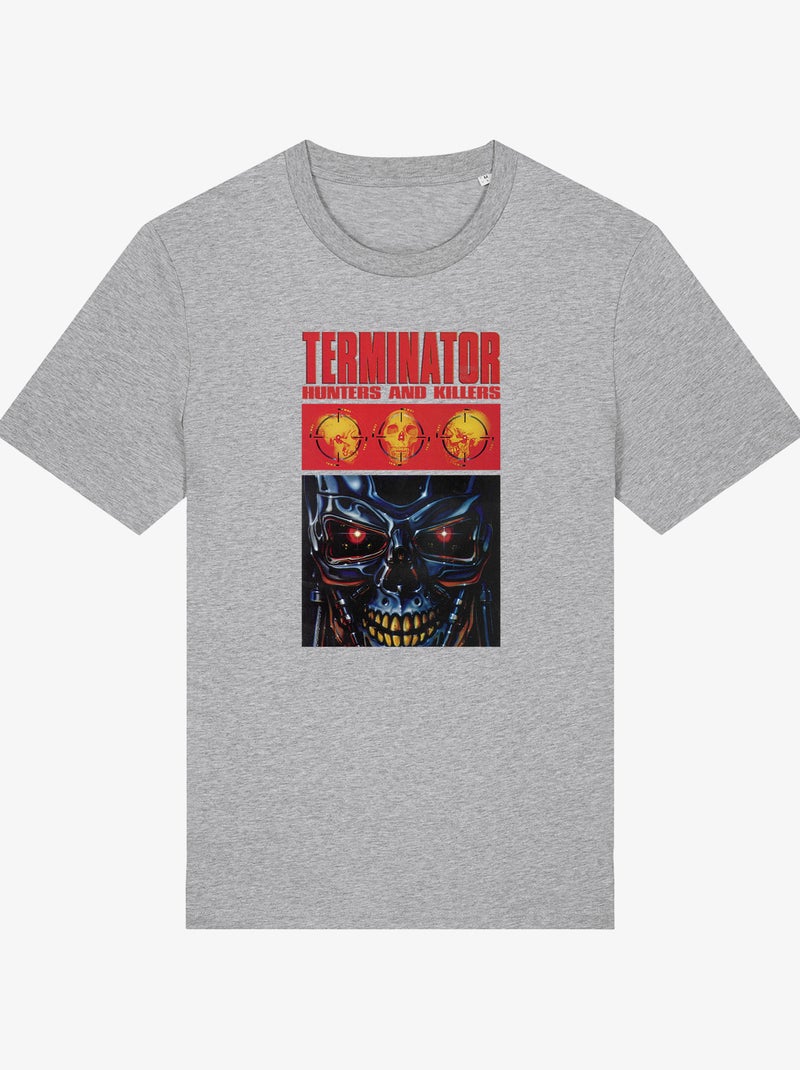 Camiseta Hombre - THE TERMINATOR HUNTERS AND KILLERS Gris jaspeado - Kiabi