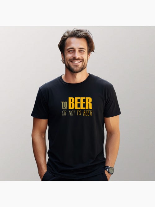 Camiseta Hombre - TO BEER OR NOT TO BEER - Kiabi Camiseta Hombre - TO BEER OR NOT TO BEER - Kiabi