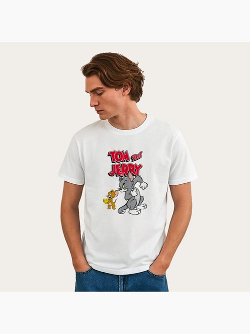 Camiseta Hombre - TOM AND JERRY CHEESE GRAPHIC - Kiabi