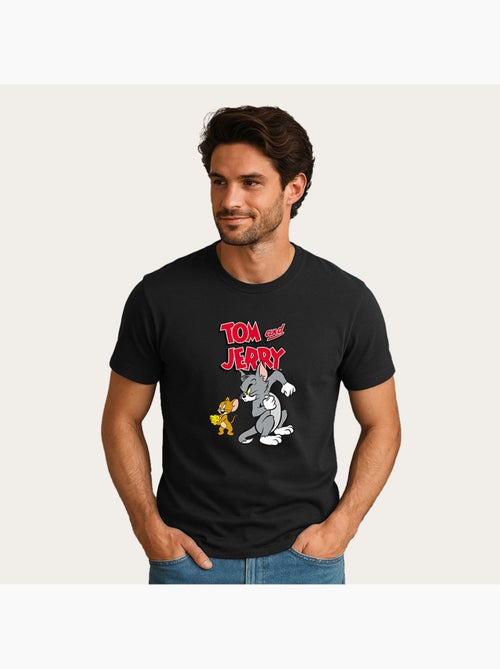 Camiseta Hombre - TOM AND JERRY CHEESE GRAPHIC - Kiabi