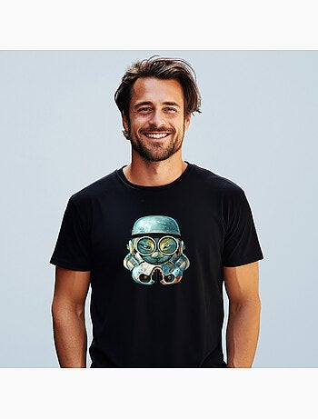 Camiseta hombre - trooper cat