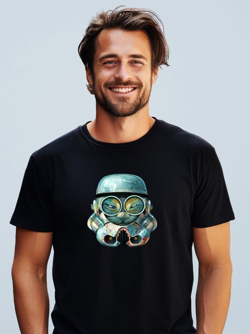 Camiseta Hombre - TROOPER CAT - Kiabi