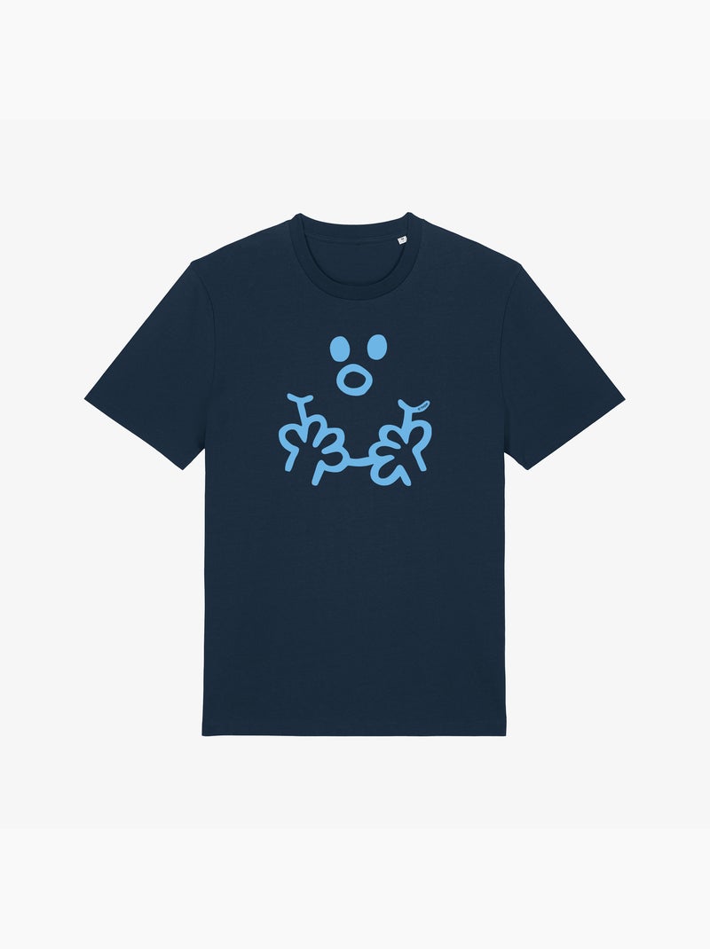 Camiseta Hombre - VISAGE MONSIEUR Azul marino - Kiabi