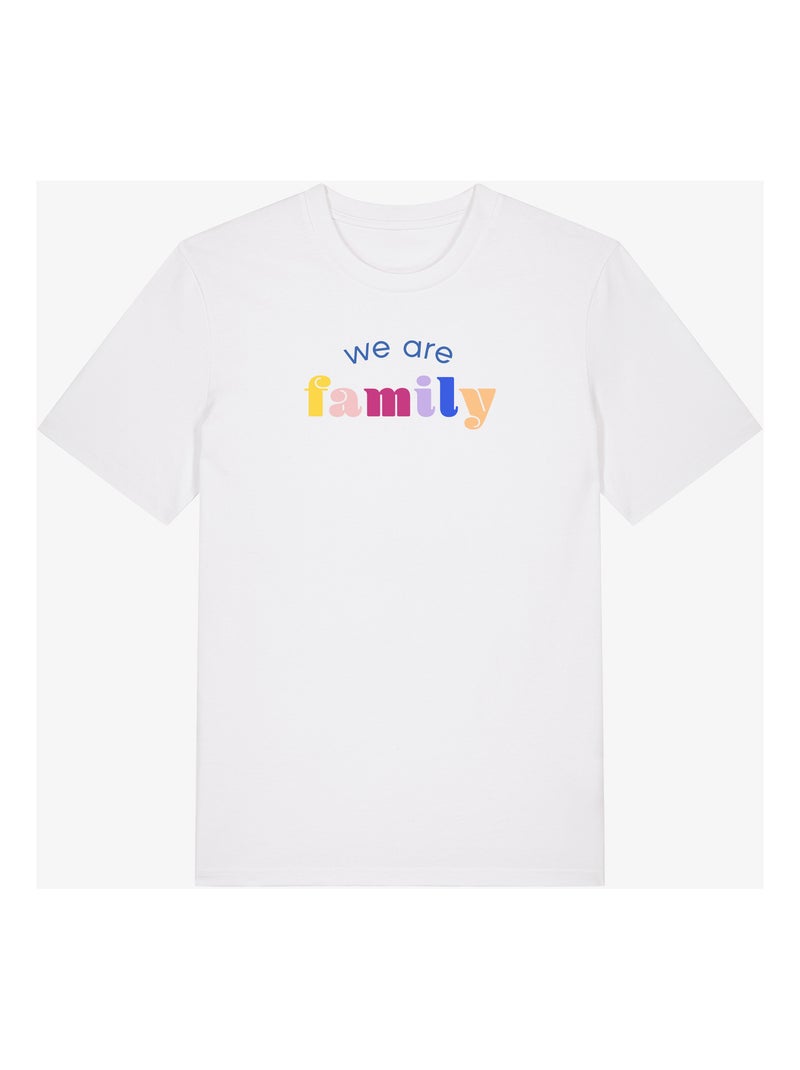 Camiseta Hombre - WE ARE FAMILY Blanco - Kiabi