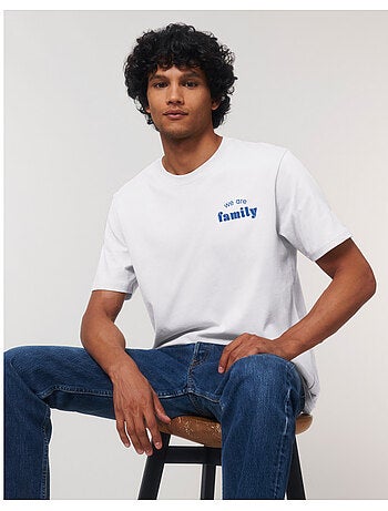 Camiseta hombre - we are family coeur