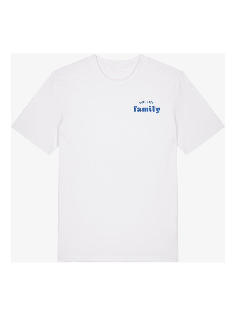 Camiseta Hombre - WE ARE FAMILY COEUR Blanco - Kiabi
