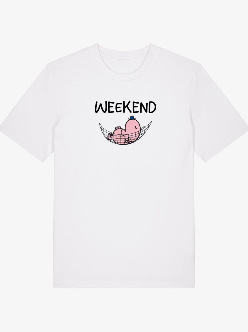 Camiseta Hombre - WEEKEND Blanco - Kiabi