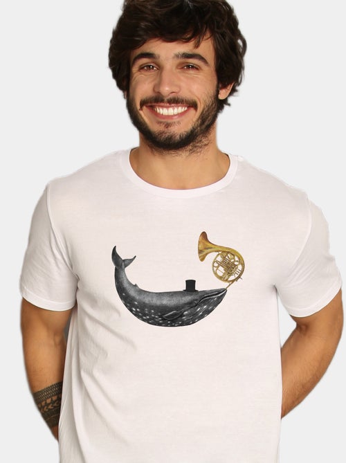 Camiseta Hombre - WHALE SONG - Kiabi