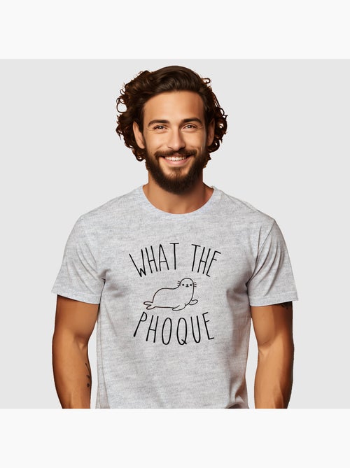 Camiseta Hombre - WHAT THE PHOQUE - Kiabi Camiseta Hombre - WHAT THE PHOQUE - Kiabi