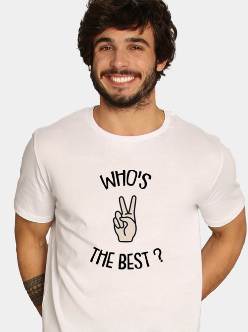 Camiseta Hombre - WHOS THE BEST - Kiabi