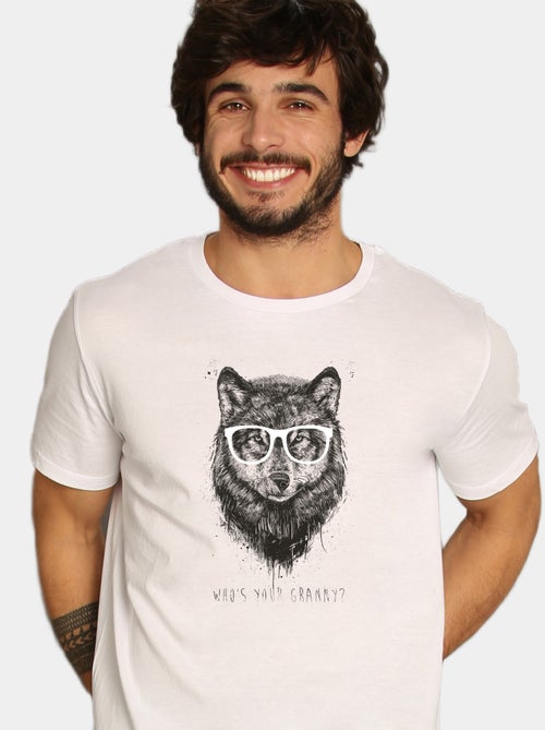 Camiseta Hombre - WHOS YOUR GRANNY - Kiabi
