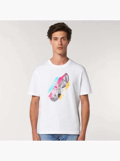 Camiseta Hombre - WILD WOLF - Kiabi