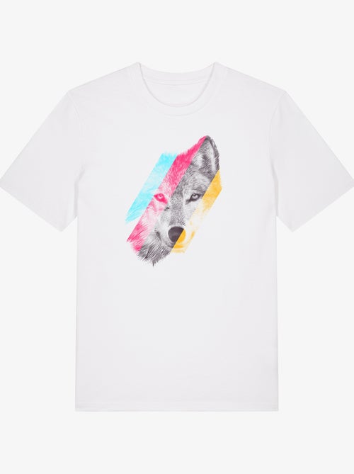 Camiseta Hombre - WILD WOLF - Kiabi