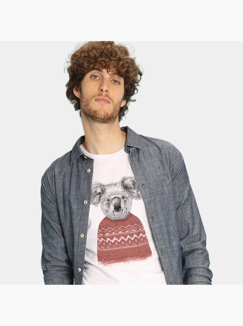 Camiseta Hombre - WINTER KOALA - Kiabi Camiseta Hombre - WINTER KOALA - Kiabi