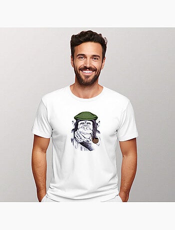 Camiseta Hombre - WISE MR CHIMP