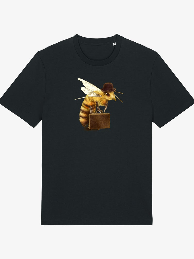 Camiseta Hombre - WORKER BEE Negro - Kiabi