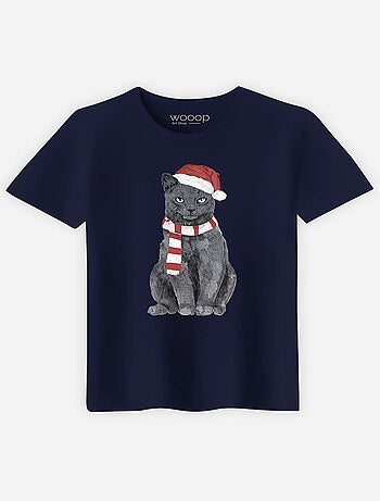 Camiseta Hombre - XMAS CAT