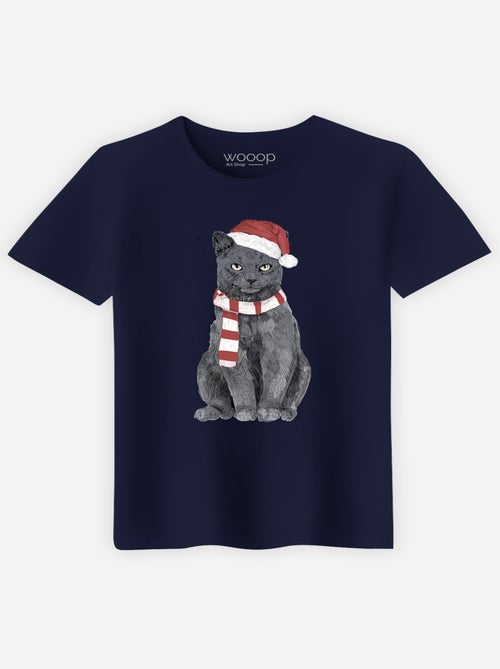 Camiseta Hombre - XMAS CAT - Kiabi