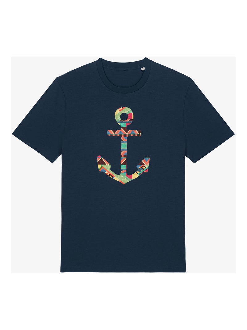 Camiseta Hombre - YOU MAKE ME HOME Azul marino - Kiabi