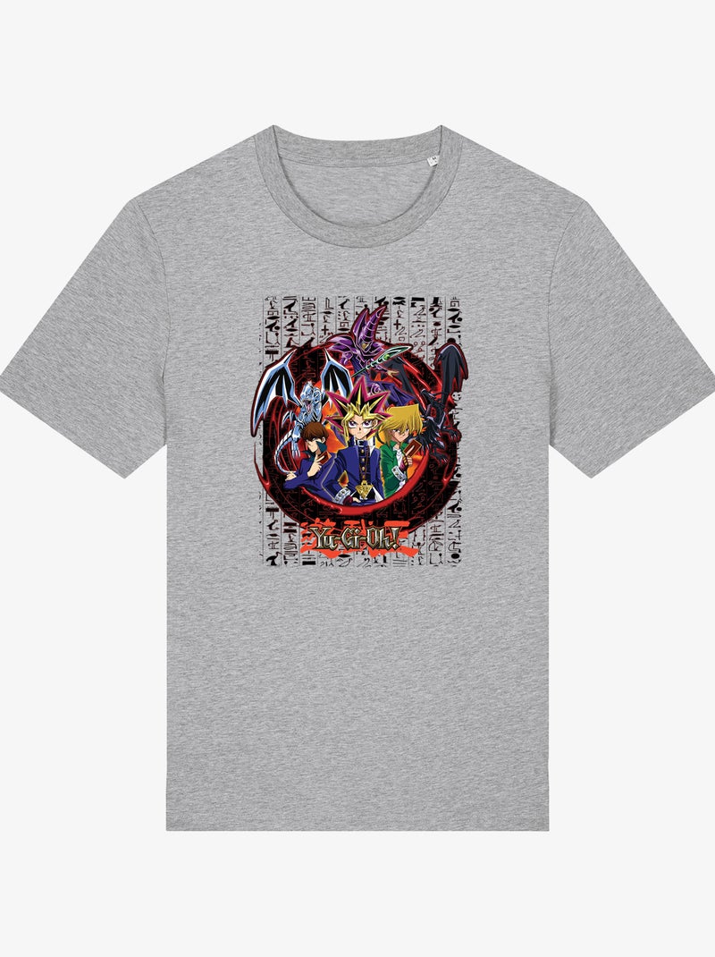Camiseta Hombre - YU GI OH 7 Gris jaspeado - Kiabi