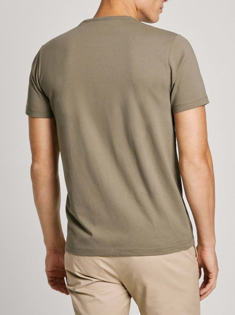 Camiseta Hombre Pepe Jeans Caqui - Kiabi