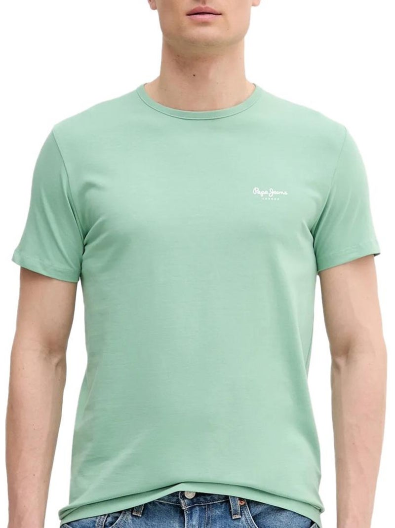 Camiseta Hombre Pepe Jeans Verde menta - Kiabi