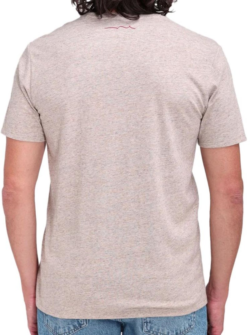 Camiseta Hombre Teddy Smith Beige jaspeado - Kiabi
