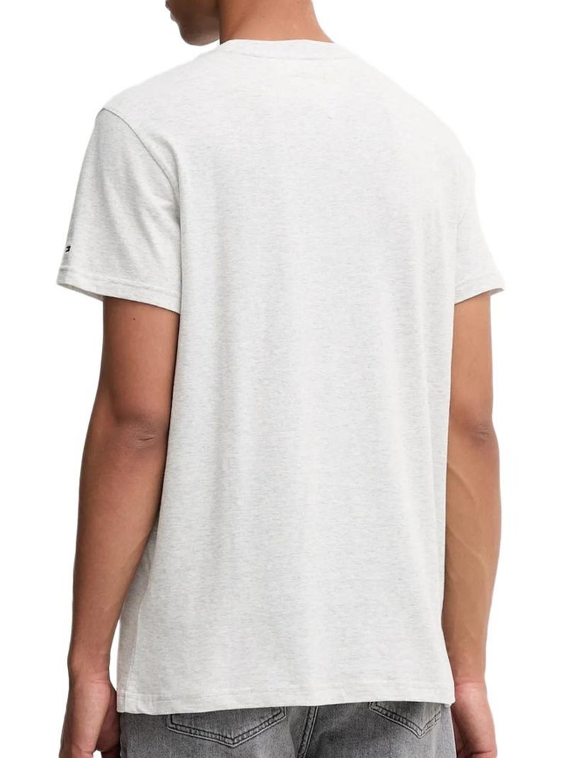 Camiseta Hombre Tommy Hilfiger Gris plateado - Kiabi