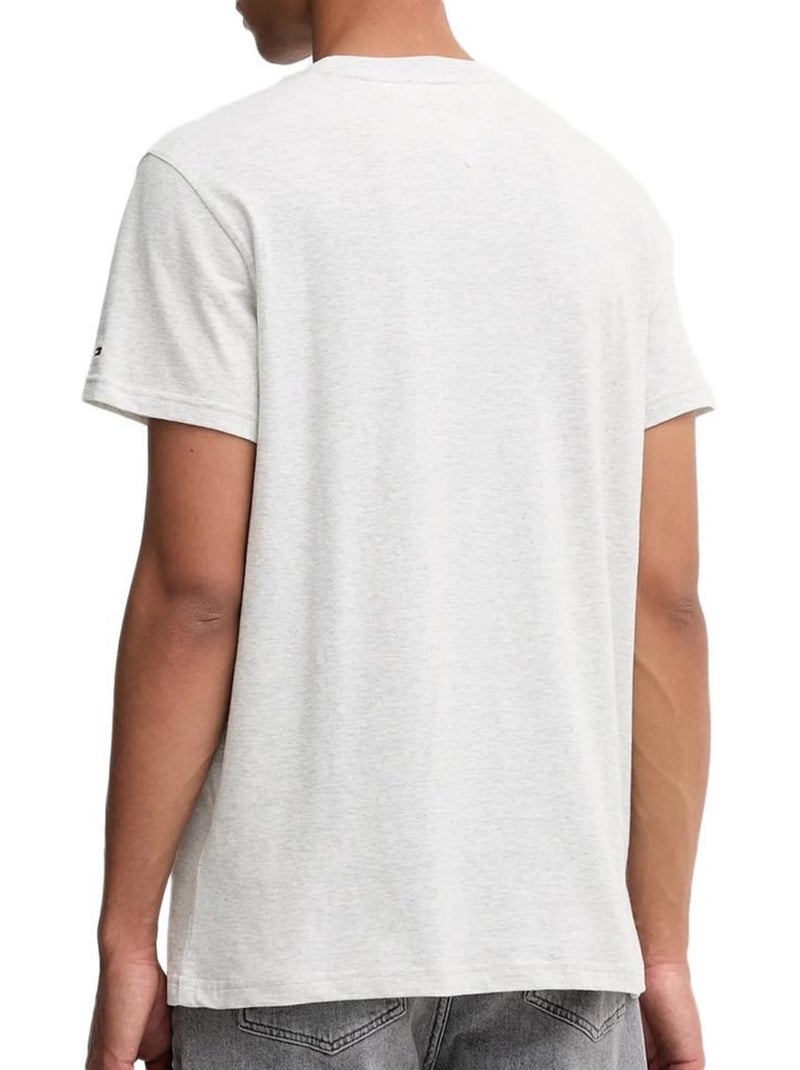 Camiseta Hombre Tommy Hilfiger Gris plateado - Kiabi