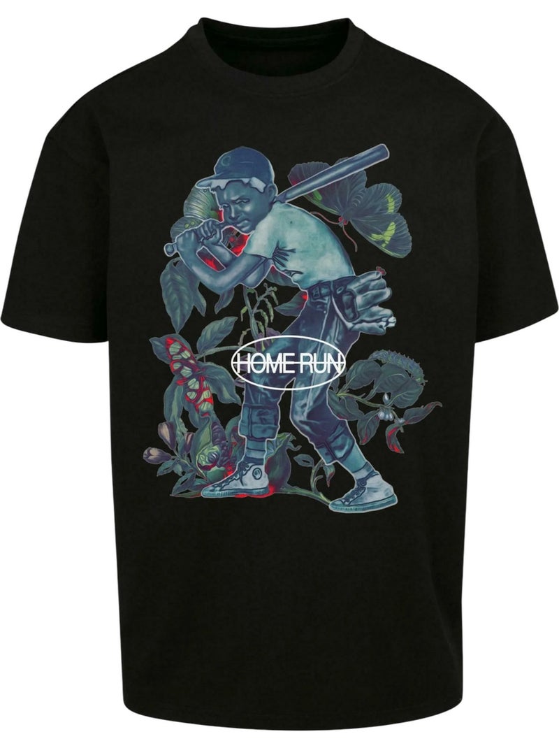 Camiseta home run para hombre - mister tee Negro - Kiabi