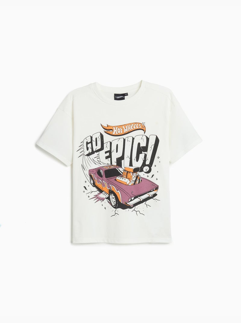 Camiseta 'Hot Wheels', MO Fashion Blanco - Kiabi