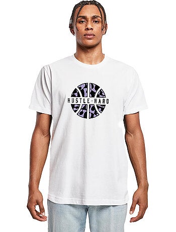 Camiseta hustle hard para hombre - mister tee