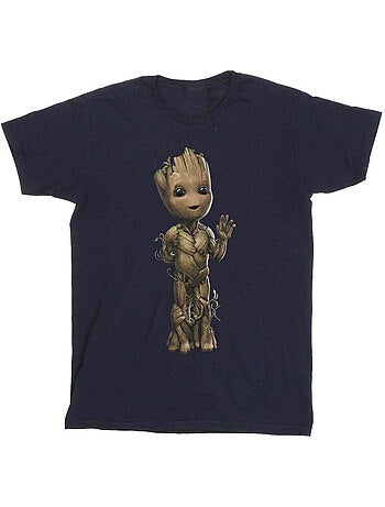Camiseta i am groot ondas para hombre - marvel
