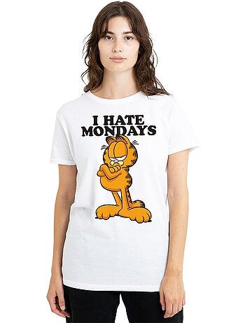 Camiseta i hate mondays para adultos unisex - garfield