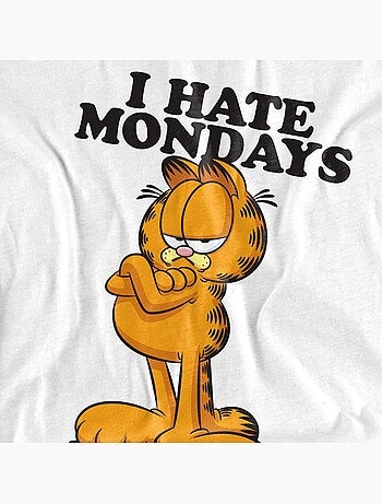Camiseta i hate mondays para adultos unisex - garfield