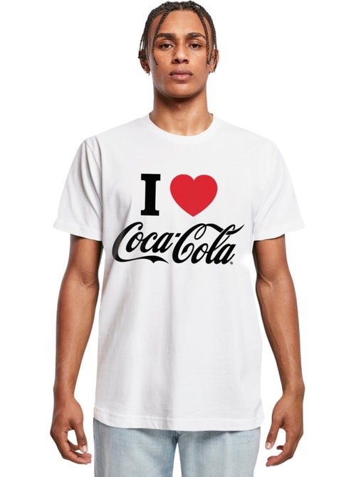 Camiseta i love coke diseño coca cola para hombre - merchcode - Kiabi