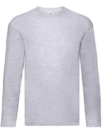 Camiseta iconic 150 classic de manga larga para hombre - fruit of the loom