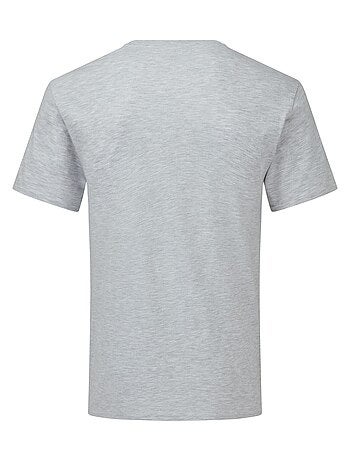 Camiseta iconic 150 de jaspeado para adultos unisex - fruit of the loom
