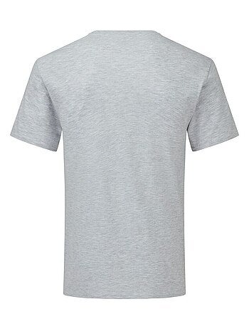 Camiseta iconic 150 de jaspeado para hombre - fruit of the loom