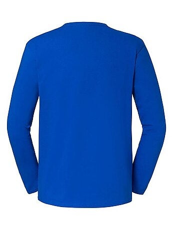Camiseta iconic 195 premium de algodón ringspun de manga larga para hombre - fruit of the loom