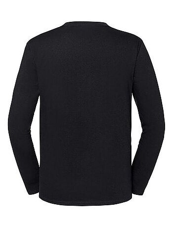 Camiseta iconic 195 premium de algodón ringspun de manga larga para hombre - fruit of the loom