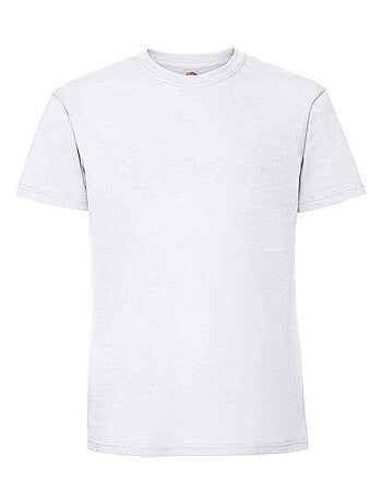 Camiseta iconic 195 premium de algodón ringspun para hombre - fruit of the loom