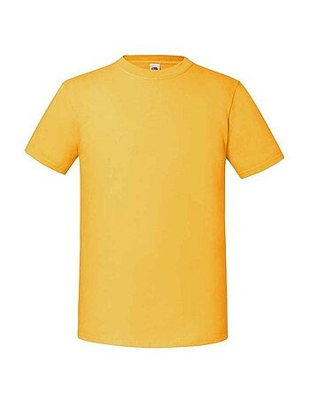 Camiseta iconic 195 premium de algodón ringspun para hombre - fruit of the loom
