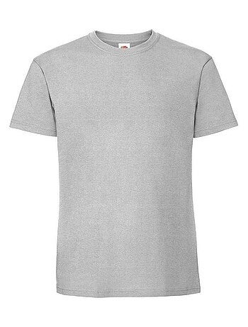 Camiseta iconic 195 premium de algodón ringspun para hombre - fruit of the loom
