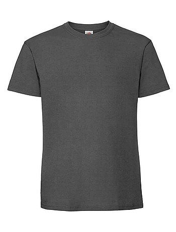 Camiseta iconic 195 premium de algodón ringspun para hombre - fruit of the loom