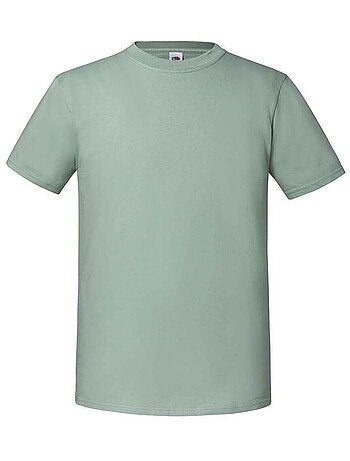Camiseta iconic 195 premium de algodón ringspun para hombre - fruit of the loom