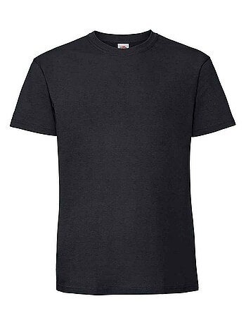 Camiseta iconic 195 premium de algodón ringspun para hombre - fruit of the loom